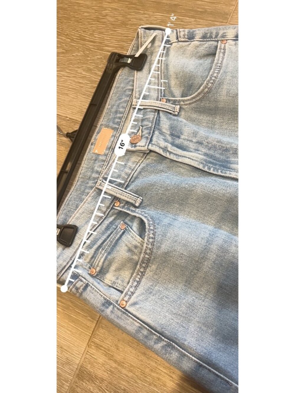 Mother The Bookie Sneak high rise boot cut jeans Cool As A Cat women size 27 - Picture 6 of 10
